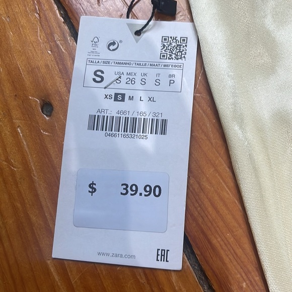 Zara Silk Skirt - Picture 2 of 2